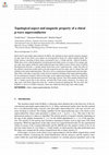 Research paper thumbnail of Topological Aspect and Magnetic Property of a Chiral p-Wave Superconductor