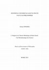 Research paper thumbnail of L'Origine de la Théorie Mimétique de René Girard. Une Herméneutique des Sources.