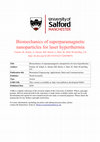 Research paper thumbnail of Biomechanics of Superparamagnetic Nanoparticles for Laser Hyperthermia