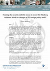 Research paper thumbnail of Framing the security-stability nexus in recent EU-Mashreq relations: Need for changes of EU foreign policy tools?