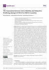 Research paper thumbnail of The Association between Active Mobility and Subjective Wellbeing during COVID-19 in MENA Countries