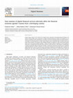 Research paper thumbnail of Does taxation of digital financial services adversely affect the financial inclusion agenda? Lessons from a developing country