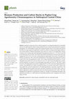 Research paper thumbnail of Biomass Production and Carbon Stocks in Poplar-Crop Agroforestry Chronosequence in Subtropical Central China