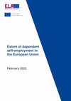 Research paper thumbnail of Extent of dependent self employment in the EU