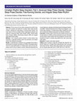 Research paper thumbnail of Circadian Rhythm Sleep Disorders: Part II, Advanced Sleep Phase Disorder, Delayed Sleep Phase Disorder, Free-Running Disorder, and Irregular Sleep-Wake Rhythm