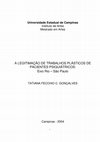 Research paper thumbnail of A legitimação de trabalhos plásticos de pacientes psiquiátricos : eixo Rio-São Paulo/ The legitimization of plastic works by psychiatric patients: Rio-São Paulo axis