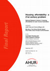 Research paper thumbnail of Housing affordability: a 21st century problem