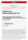 Research paper thumbnail of Reconhecimento facial em estádios e responsabilidade civil na Lei Geral do Esporte (Lei nº 14.597/2023)