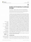 Research paper thumbnail of Scaling and Complexity in Landscape Ecology