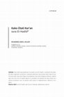 Research paper thumbnail of Muhammad Abdel Haleem - "Kako čitati Kurʼan: sura El-Hadīd"