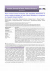 Research paper thumbnail of Role of basal stress hormones and amygdala dimensions in stress coping strategies of male rhesus monkeys in response to a hazard-reward conflict