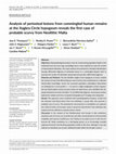 Research paper thumbnail of Analysis of periosteal lesions from commingled human remains at the Xagħra Circle hypogeum reveals the first case of probable scurvy from Neolithic Malta