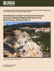 Research paper thumbnail of Quantifying erosion rates by using terrestrial laser scanning at Malakoff Diggins State Historic Park, Nevada County, California, 2014–17