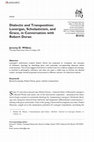 Research paper thumbnail of Dialectic and Transposition: Lonergan, Scholasticism, and Grace, in Conversation with Robert Doran