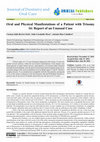 Research paper thumbnail of Oral and Physical Manifestations of a Patient with Trisomy 16: Report of an Unusual Case