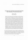 Research paper thumbnail of The Middle East Weapons of Mass Destruction Free Zone: Rationale, Attitudes and Way Ahead