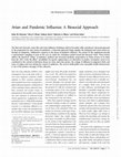 Research paper thumbnail of Avian and Pandemic Influenza: A Biosocial Approach