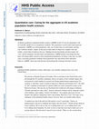 Research paper thumbnail of Quantitative care: Caring for the aggregate in US academic population health sciences