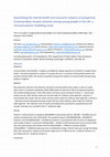 Research paper thumbnail of Quantifying the mental health and economic impacts of prospective Universal Basic Income schemes among young people in the UK: a microsimulation modelling study