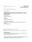 Research paper thumbnail of Intelligible variability: Narratives of male sex work in London Ontario Canada