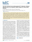 Research paper thumbnail of Thin Film Interfacial Cross-Linking Approach To Fabricate a Chitosan Rejecting Layer over Poly(ether sulfone) Support for Heavy Metal Removal