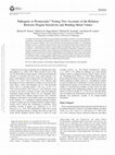 Research paper thumbnail of Pathogens or Promiscuity? Testing Two Accounts of the Relation Between Disgust Sensitivity and Binding Moral Values