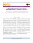 Research paper thumbnail of Propiedades psicométricas del cuestionario de actitudes disciplinares en estudiantes de psicología