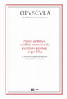 Research paper thumbnail of Poteri pubblici conflitti istituzionali e cultura politica dopo Silla, a cura di P. Buongiorno e M.T. Schettino