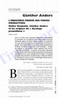 Research paper thumbnail of L'innocence perdue des forces productives: Walter Benjamin, Günther Anders et les origines du "décalage prométhéen"