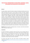 Research paper thumbnail of THE MILITARY INTERVENTIONS IN DEVELOPING COUNTRIES: CAUSAL MECHANISMS AND ANALOGICAL RELATIONSHIPS1