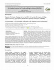 Research paper thumbnail of Impact of climate change on rice yield in Sri Lanka: a crop modelling approach using Agriculture Production System Simulator (APSIM)