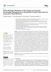 Research paper thumbnail of Serial Multiple Mediation of the Impact of Customer Knowledge Management on Sustainable Product Innovation by Innovative Work Behavior