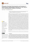 Research paper thumbnail of Preparation, Structural Characterization and Evaluation of Some Dynamic and Rheological Properties of a New Type of Clay Containing Mastic Material, Clay-Mastic