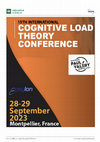 Research paper thumbnail of icltc2023: 15th International Cognitive Load Theory Conference