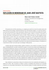 Research paper thumbnail of Gómez Liendo, M. J. (2021). Reflexión in memoriam de Juan José Bautista