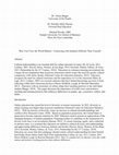 Research paper thumbnail of How You View the World Matters: Connecting with Students Different Than Yourself