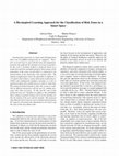 Research paper thumbnail of A Bio-inspired Learning Approach for the Classification of Risk Zones in a Smart Space