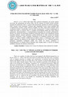 Research paper thumbnail of TÜRK DİLİ SÖZLÜKLERİNDE MADDE BAŞI OLARAK BOL-/OL- ve ER-/İ- FİİLLERİ