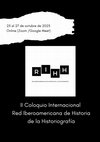 Research paper thumbnail of Programa II COLOQUIO INTERNACIONAL RIHH (23 al 27 de octubre de 2023)