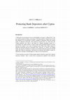 Research paper thumbnail of Protecting Bank Depositors after Cyprus