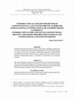 Research paper thumbnail of Introducción Al Concepto De Identidad Constitucionaly a Su Función Frente Al Derecho Supranacional e Internacional De Los Derechos De La Persona