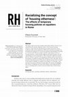 Research paper thumbnail of Racializing the concept of 'housing otherness': The effects of temporary housing policies on squatters in Rome