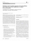 Research paper thumbnail of Platiniferous gold–tourmaline aggregates in the gold–palladium belt of Minas Gerais, Brazil: implications for regional boron metasomatism