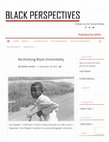 Research paper thumbnail of Re-Thinking Black (Im)mobility