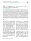 Research paper thumbnail of Can the center hold? Boundary actors and marginality in a community-based natural resource management network