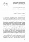 Research paper thumbnail of Weed communities of Jerusalem artichoke (Helianthus tuberosus L.) cultivation