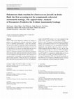 Research paper thumbnail of Polymerase chain reaction for Enterococcus faecalis in drain fluid: the first screening test for symptomatic colorectal anastomotic leakage