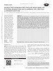 Research paper thumbnail of Intrabony defect management with a bone graft (hydroxyapatite and β-tricalcium phosphate) alone and in combination with a diode laser: A randomized control trial