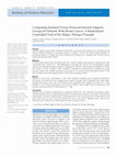 Research paper thumbnail of Comparing Standard Versus Prosocial Internet Support Groups for Patients With Breast Cancer: A Randomized Controlled Trial of the Helper Therapy Principle