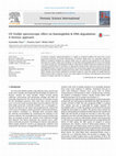 Research paper thumbnail of UV-Visible spectroscopic effect on Haemoglobin &amp; DNA degradation: A forensic approach